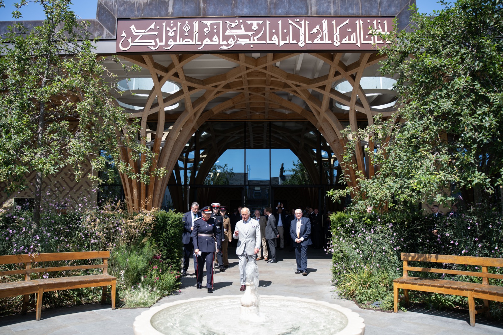 HRH at Cambridge Mosque