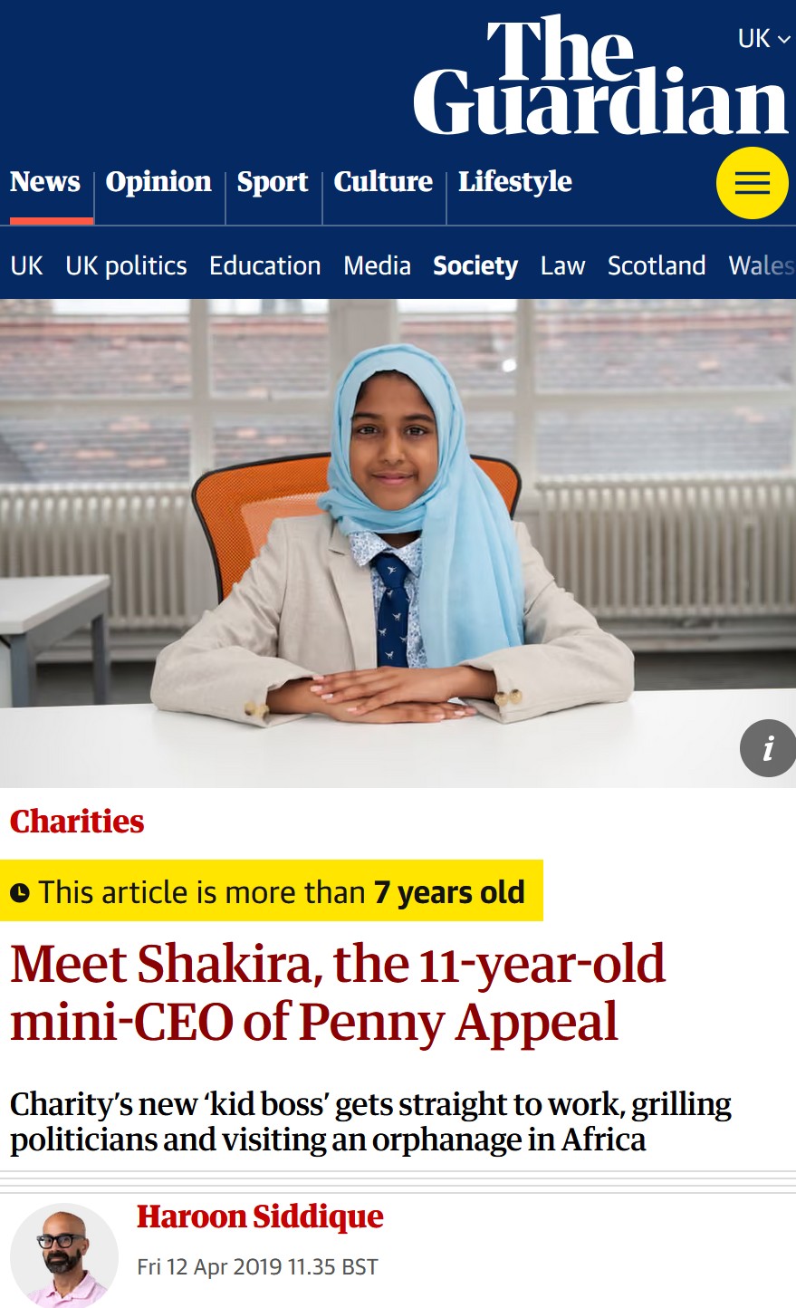 The Guardian — Penny Appeal coverage